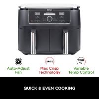 Ninja Foodi MAX Dual Zone Large Air Fryer 9.5L | AF400UK – Ninja 